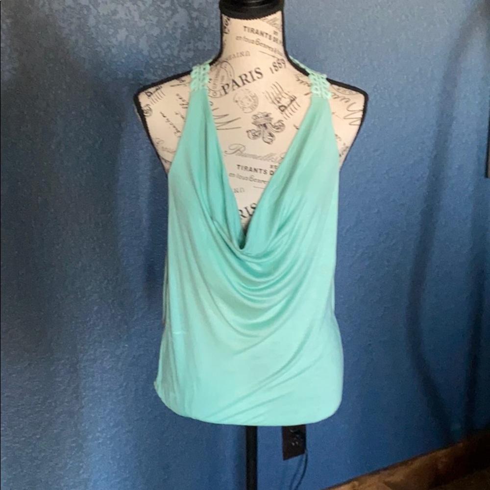 Drape Front Tank Top